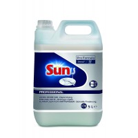 Sun Professional 7508548 Liquide de rincage acide pour lave-vaisselle avec eau dure pour vaisselle brillante et brillante 5 l