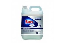 Sun Professional 7508548 Liquide de rincage acide pour lave-vaisselle avec eau dure pour vaisselle brillante et brillante 5 l