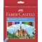 Faber-Castell 120148 CASTLE crayons de couleur hexagonal ECO, etui de 48