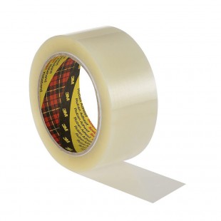 Scotch 3739T506 Ruban Adhesif de Fermeture de Caisse Carton 50 mm x 66 m Transparent-Pack de 6