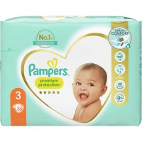 Pampers Protection Premium Couches Pieces, Multicolore, Taille 3, 35 unite