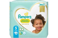 Pampers Premium Protection Taille 5, 26 couches, 11-16 kg.