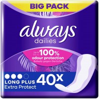 Always - Dailies Protege-Slips, Long Plus - 40 Pieces