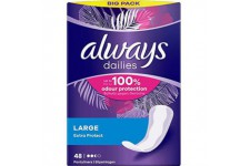 Always - Dailies Protege-Slips, Large - 48 Pieces