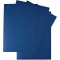 Gbc LeatherGrain Pack de 100 Plats de Couverture 250 g/m2 Bleu Roi CE040029