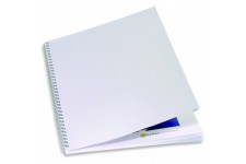 GBC LinenWeave Pack de 100 Plats de couverture Blanc