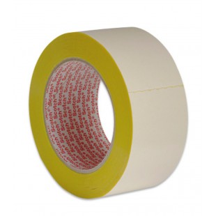 3M 91955025 Ruban Adhesif Double Face 50 mm x 25 m, 0,13 mm Jaune