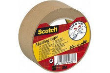 Scotch P5050F6 Ruban Papier kraft 110 µ 50 mm x 50 m Marron
