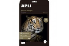 Apli 004454 Lot de 20 Papier Photo Bright 210 x 297 mm 240 g