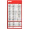 Apli kids 4859 Rouleau de 1770 gommettes en rouleau jaune diam 20