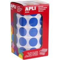 Apli Kids 4860 Rouleau de 1770 gommettes bleues diam 20