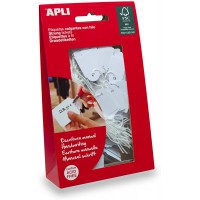 APLI-AGIPA 41371 etiquette fil 13 x 20 mm blanc 200 pieces