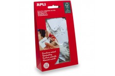 APLI-AGIPA 41369 etiquette fil 22x35 mm blanc 100 pieces