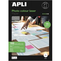 Boite de 100 feuilles papier photo brillant pour impression laser 160g A4