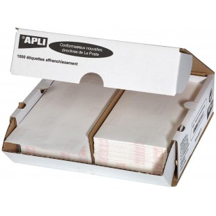 Apli 014019 Lot de 1000 2P Etiquettes 175 x 45 mm Planche