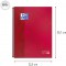 Oxford 100430198 Cahier micro perfore A4 80 feuilles 5 x 5 Rouge