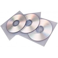 prooffice 11190378-000 Housse de CD/DVD, pour 1 CD/DVD, PP, transparent
