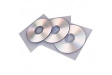 prooffice 11190378-000 Housse de CD/DVD, pour 1 CD/DVD, PP, transparent