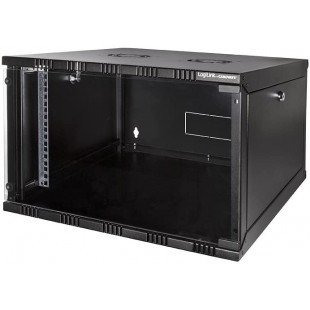 LogiLink W06A54B etagere 50 kg Rack monte sur le mur 6U Noir - etageres (50 kg, Rack monte sur le mur, 6U, Noir, Acier, 540 mm)