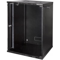 LogiLink W15A54B etagere 50 kg Rack monte sur le mur 15U Noir - etageres (50 kg, Rack monte sur le mur, 15U, Noir, Acier, 540 mm