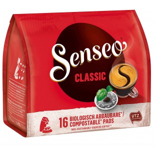 Senseo Classique 16 Pads, Lot de 10 (10 x 111 g)