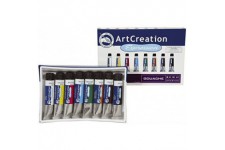 Royal Talens 9021608 M Gouache Art Creation, 12 ml, Lot de 8