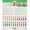 Talens Art Creation TALENS Lot de 24 gouaches 24/PKG Bleu/vert/rose/violet/jaune 12 ml