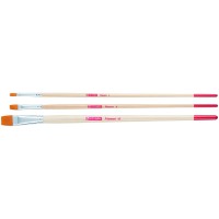Talens Art Creation - Lot de 3 pinceaux - 3 x Ronds 4, 8, 16 (Polyester).