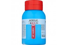 Talens Art Creation Acrylique 750 ML Toile, 1 unites, Bleu Brillant, 9 x 9 x 16.5 cm