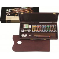 ROYAL TALENS REMBRANDT Coffret bois Peinture a  l'huile TRADITIONAL