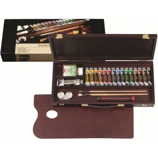 ROYAL TALENS REMBRANDT Coffret bois Peinture a  l'huile TRADITIONAL