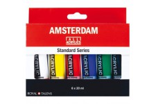 ROYAL TALENS peinture acrylique AMSTERDAM Introset I, 6x20ml