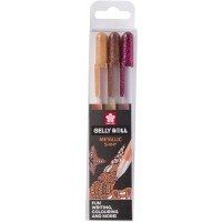 Gelly Roll Metallic Nature, Lot de 3 stylos