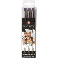 Kit Manga PIGMA MICRON, ‚tui de 3