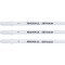 feutres a pointe ogive blanc, taille gras 10