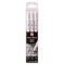 Gelly Roll 3 gelpennen div diktes - wit