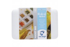 Van Gogh Watercolour Pocketbox - 12 Half Pans - Nature Colours