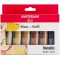 Talens Lot de 6 peintures acryliques metallisees 20 ml