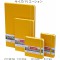 Royal Talens Carnet de croquis a couverture rigide 80 feuilles 140 g/m² 12 x 12 cm Couverture jaune dore