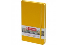 Royal Talens Carnet de croquis avec couverture rigide 80 feuilles 140 g/m² 13 x 21 cm Couverture jaune dore