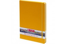Cahier de croquis Royal Talens Art Creation Couverture rigide 80 feuilles 140 g/m² 21 x 29,7 cm Couverture jaune dore
