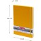 Cahier de croquis Royal Talens Art Creation Couverture rigide 80 feuilles 140 g/m² 21 x 29,7 cm Couverture jaune dore