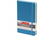 Royal Talens Carnet de croquis avec couverture rigide 80 feuilles 140 g/m² 13 x 21 cm Bleu lac