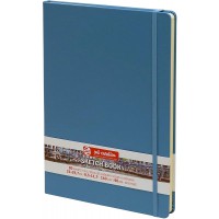 Cahier de croquis Royal Talens Art Creation Couverture rigide 80 feuilles 140 g/m² 21 x 29,7 cm Couverture bleu lac A4