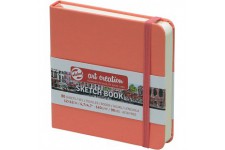 Carnet Croquis 12 X 12 Cm 80 Feuilles 140G Corail Royal Talens