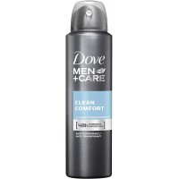 Dove Men+Care Deodorant Homme Anti-Transpirant Clean Comfort, Protection et efficacite 48h, Spray 150ml
