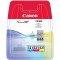 CLI-521 Cartouche C/M/Y Multipack Cyan, Magenta, Jaune (Multipack plastique)