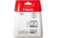 PG-545/CL-546 Multipack cartouche d'encre 2 piece(s) Original Noir, Cyan, Magenta, Jaune