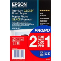 C13S042167 Premium Glossy - Papier Photo - Glace (Pack de 2)(A6 Format)