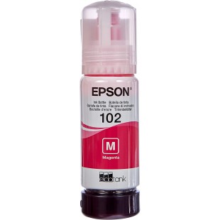 102 EcoTank Magenta, Bouteilles d'encre d'origine, ET-2700 ET-2750 ET-2751 ET-2756 ET-2850 ET-2851 ET-2856 ET-3700 ET-3750 ET-47